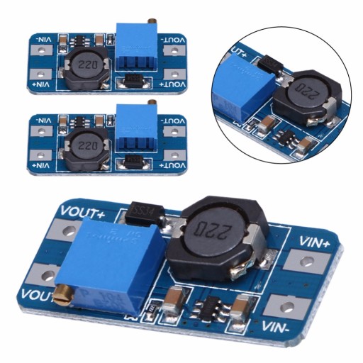 STEP UP CONVERTER 5V - 28V DC 2A MT3608