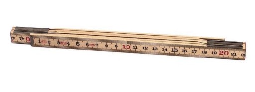PRIRODZENÉ MERANIE DR SKLADACÍ METER 1meter PRO-TECHNIK
