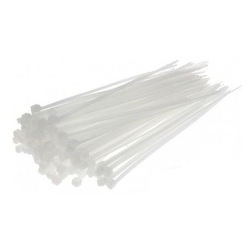 Sťahovací pásik biely 150/3mm 15cm 100ks(2084)