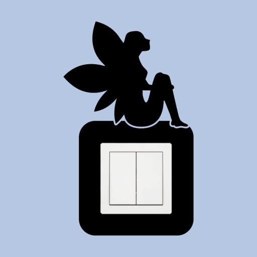 NÁLEPKA na kontaktnú zásuvku SWITCH FAIRY do detskej izby