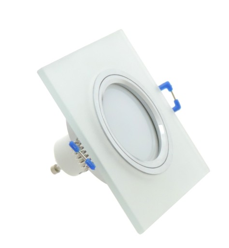 SVIETIDLO CHROMOVANE MLADNE SKLO + GU10 LED 5W