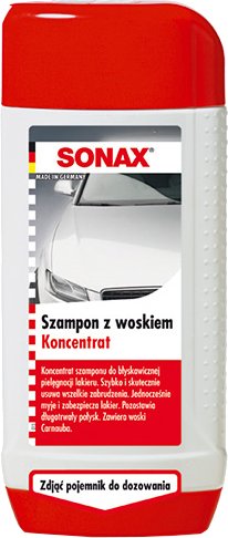 SONAX šampón s voskovým koncentrátom 500ml 03132000