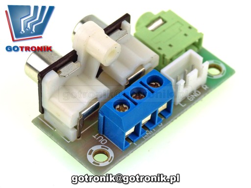 Jack RCA cinch audio adaptér ARK - DIY_BTE476