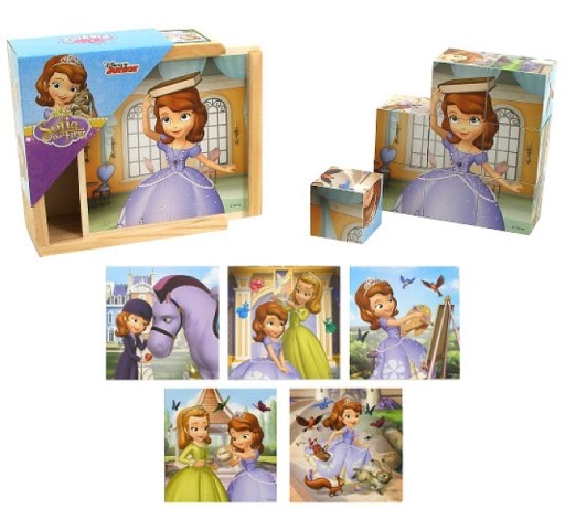 VZDELÁVACIE DREVENÉ BLOKY* DISNEY PUZZZ