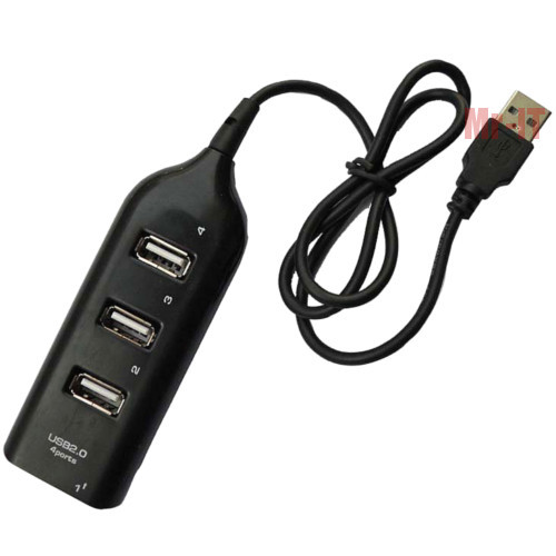 HUB SLIM 4 PORTY + USB 2.0 KÁBEL - dobrá voľba!
