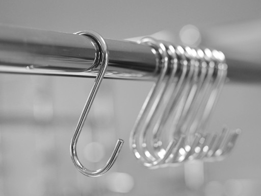 PRÍvesok S HÁKOVÝ STOJAN POLIČOVÁ RÚRA fi25mm CHROME c1