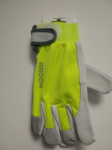 HOBBY REFLEX ARD Kožené pracovné rukavice Reflexné Hi-Vis EN388 8