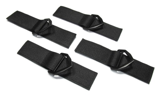 4 HÁČIKY, DRŽIAKY NA VELCRO NA UCHY SIETE NA KUFRU