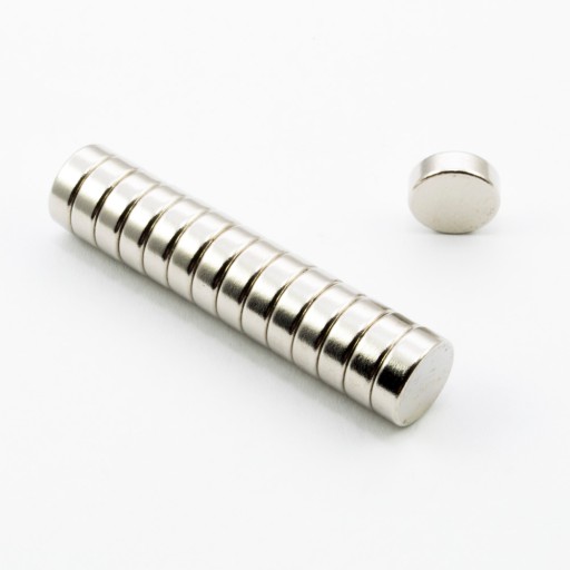 VALCOVÝ NEODYMOVÝ MAGNET 9x2 N38 SADA 20 KS