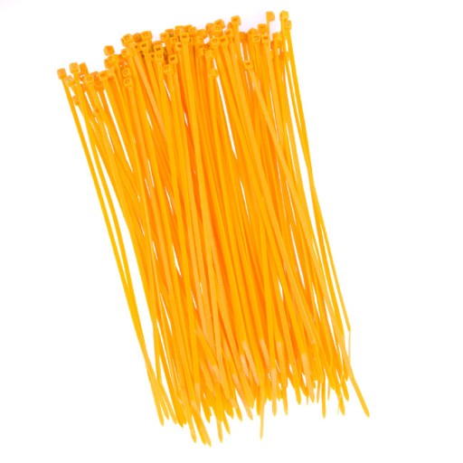 Sťahovacie pásky 200x2,5mm žlté.
