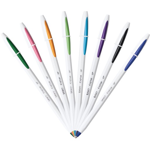 Klasické tradičné guľôčkové pero Bic Cristal Up, čierne, 1,2 mm, 1 ks.
