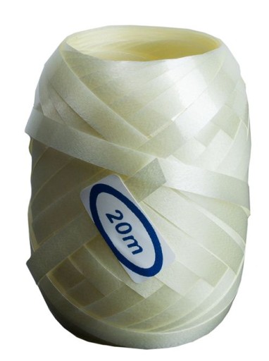 Farebná stuha Cocoon Balloons KRÉMOVÁ stuha
