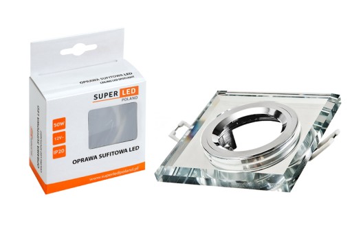 Sada halogénového svietidla GLASS + LED GU10 5W