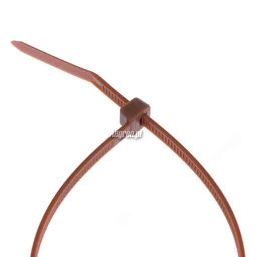 Sťahovacie pásky 200x3,6mm hnedé.