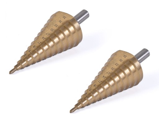 STEP KUŽELOVÁ VIACSTUPŇOVÁ VŔTAČKA NA VIANOČNÝ STROMČEK HSS 4-39mm