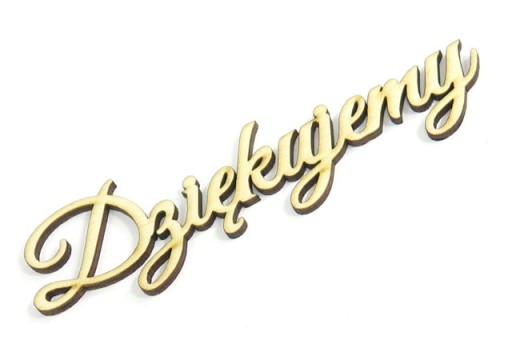 DEKOR LIST Ďakujem 405x119mm DECOUPAGE KY28