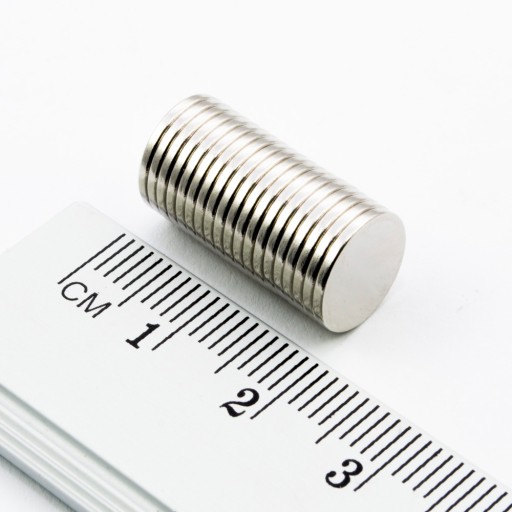 VALEC NEODYMOVÝ MAGNET 10x1 N38 SADA 25 ks