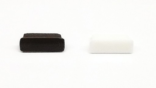 Koncovka pre flexibilný mikro PVC profil
