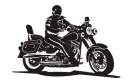 NÁLEPKA MOTOCYKLOV SEKAČKA NA MOTOCYKL AUTO HOBBY