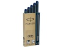 PARKER Z11 NÁPLŇKY NA PERÁ ČIERNA A MODRÁ 5 KS