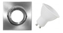 STRIEBORNÁ PODSLEDNÁ LAMPA, LEŠENÁ LED 10W