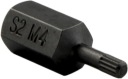 DRÁŽKOVÝ KONCOVÝ BIT M4 x 30MM S2 10MM 4X30 ŠEST