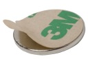Okrúhly neodýmový magnet 8 x 1 mm s LEPIKOM (4641)