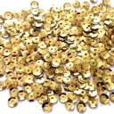 Obrúčky SEQUIN, BROKEN 6mm 5g, ZLATÁ METALIKA