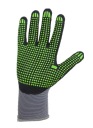 STALCO S-nitril flex PVC bodky 9 nylonové rukavice