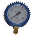 Manometer hodiny kyslíkový reduktor 0-16 bar 12x1,5
