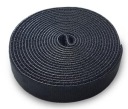 ORGANIZÁTOR KÁBLOV Páska na suchý zips obojstranná páska ČIERNA 20mm 5m SILNÁ na káble