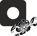 NÁLEPKA pod kontaktnú zásuvku SWITCH FLOWER do obývačky