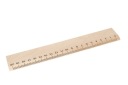 Drevené pravítko 20 cm, prírodná miera, BUK!