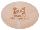 DREVENÁ KUCHYŇSKÁ DOSKA S VAŠÍM GRAVÍM, okrúhla