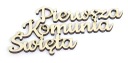 DEKOR Nápis DEKORÁCIA Prvé sväté prijímanie RZ57
