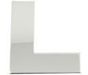 ZNAK NÁLEPKY CHROME 3D ČÍSELNÉ PÍSMENO L