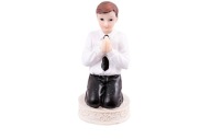 Prijímacia figúrka na torte pre chlapca COMMUNION KF4C