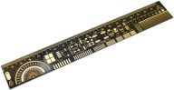 20 cm pravítko PCB, čierne____________________ PCB-098
