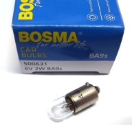 Žiarovka 6V 2W BA9s BOSMA sklenená objímka