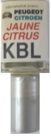 CITROEN PEUGEOT KBL JAUNE CITRUS LAKU TEST-UP