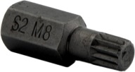 DRÁŽKOVÝ KONCOVÝ BIT M8 x 30MM S2 10MM 8X30 ŠEST