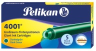 PELIKAN NÁPLNE DLHÝCH PERO 5 KS. ZELENÁ