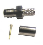 Krimpovací zásuvkový konektor RSMA RP-SMA RG174 (0961a)