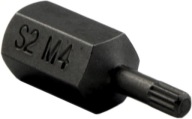 DRÁŽKOVÝ KONCOVÝ BIT M4 x 30MM S2 10MM 4X30 ŠEST