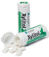 XYLITOL GUMA ODSTRAŇUJE NÁKLADY 30 ks Mäta upokojujúca