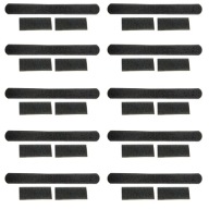 Zabezpečenie zásuviek zámkom na suchý zips, 2 cm, 10 ks