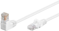 PATCHCORD UTP CAT.5E UHOL 90 15M BIELY