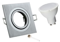 HALOGÉNOVÉ HLINÍKOVÉ SVIETIDLO + LED GU10 6W SET