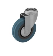 nábytkové koliesko priemer 50 mm, kolieska s otvormi a skrutkami, paleta
