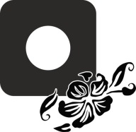 NÁLEPKA pod kontaktnú zásuvku SWITCH FLOWER do obývačky